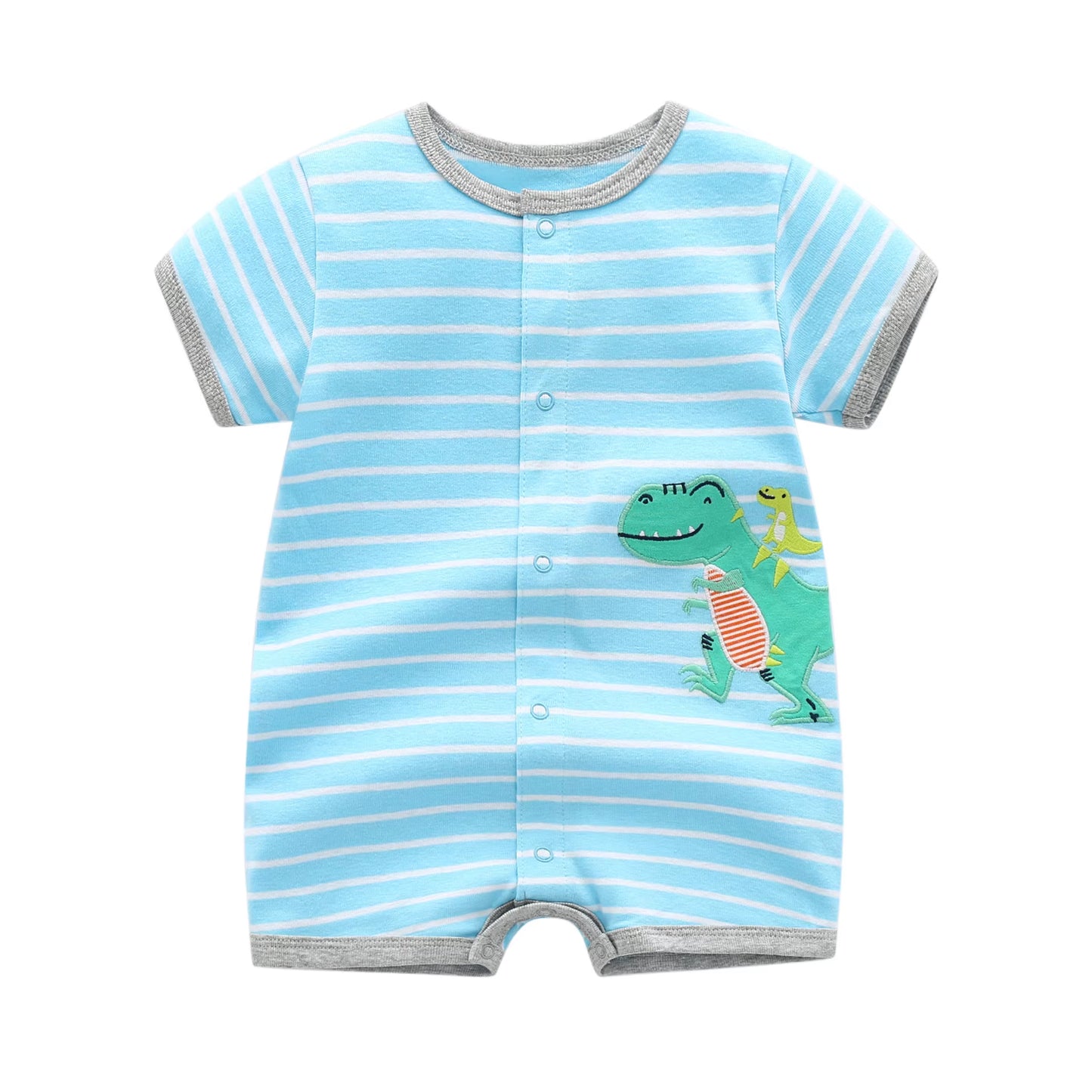 2022 Summer Baby Rompers Baby Girls Clothing 100% Cotton Newborn Baby Boy Clothes Infant Jumpsuits Short Sleeve Kids Clothes