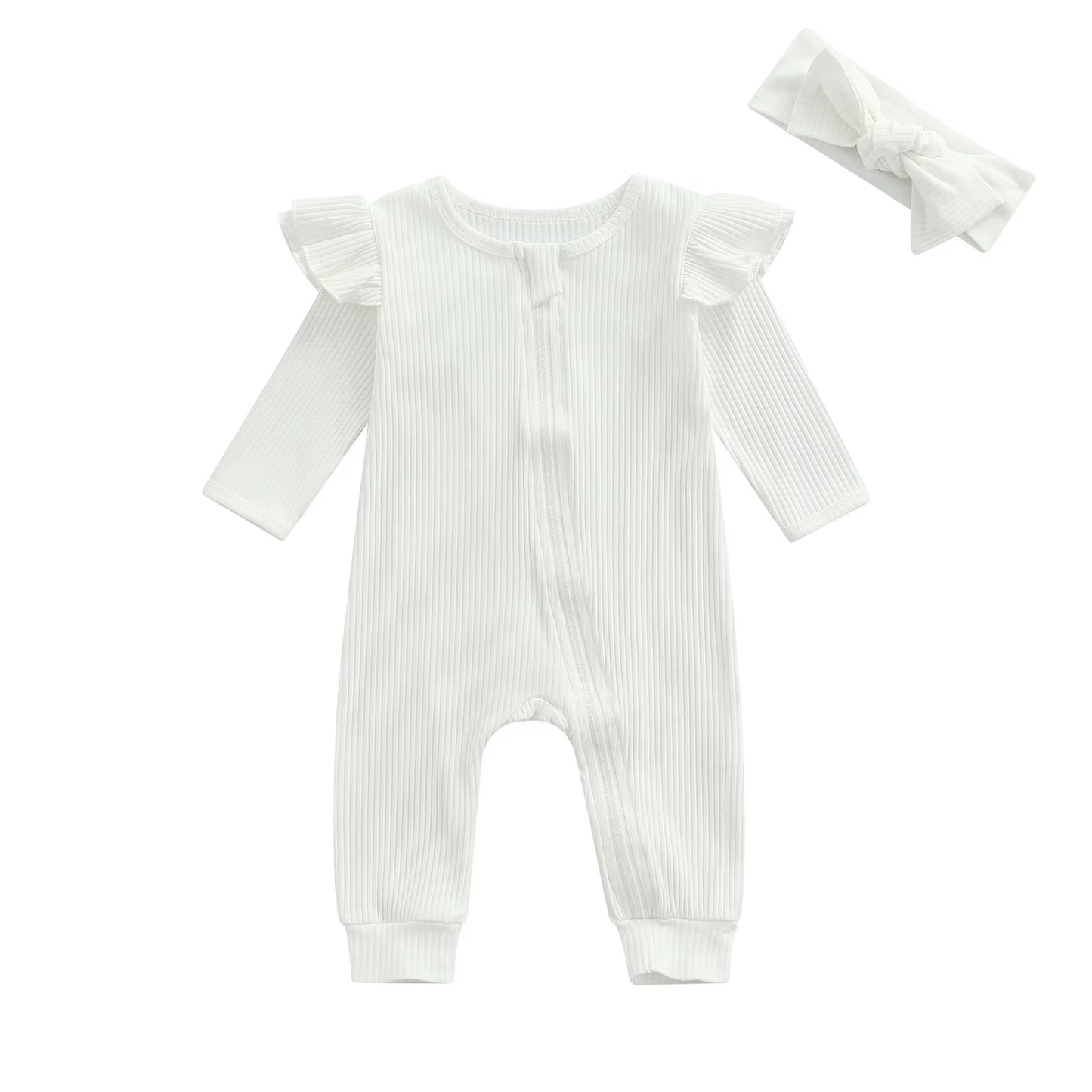 Baby Knit Rompers Baby Boys Jumpsuit Headband Autumn Baby Girls Clothes for Newborn Costumes Kids Overalls Infant Clothing