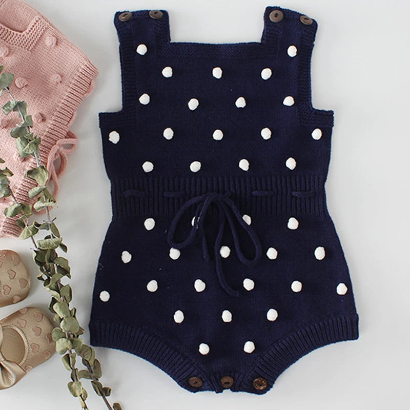 2024 New Baby Boys Girls Rompers Baby Girl Clothing Jumpsuit Infant Clothing Baby Boy Clothes Sleeveless Newborn Knitted Romper