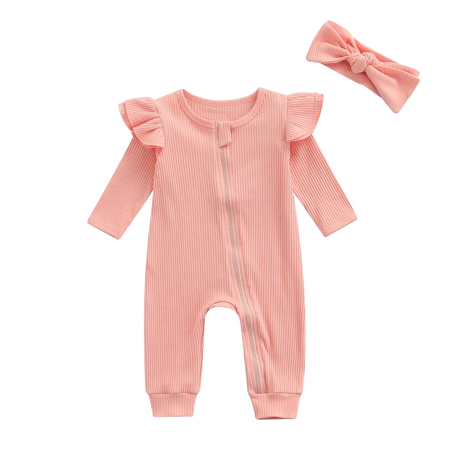 Baby Knit Rompers Baby Boys Jumpsuit Headband Autumn Baby Girls Clothes for Newborn Costumes Kids Overalls Infant Clothing
