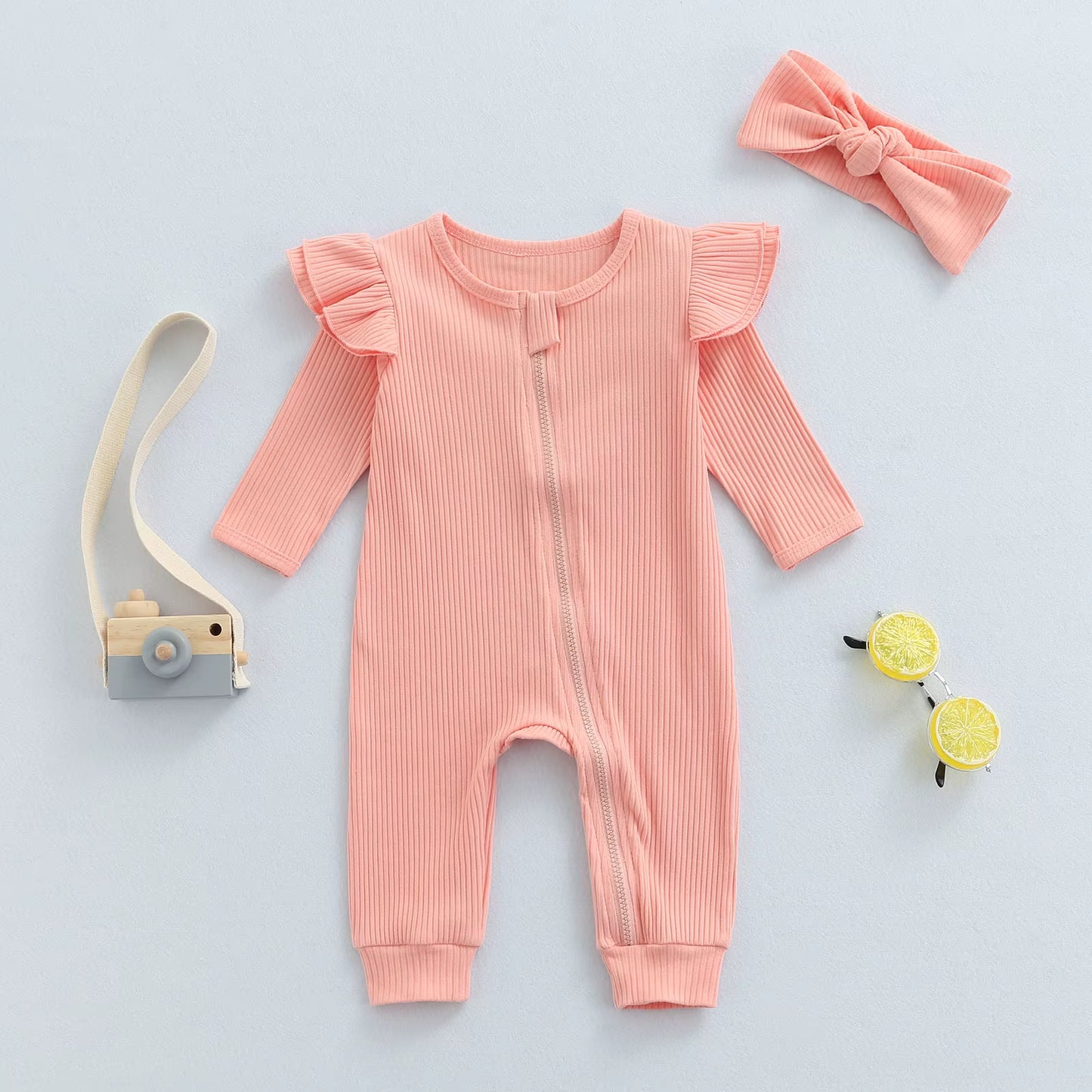 Baby Knit Rompers Baby Boys Jumpsuit Headband Autumn Baby Girls Clothes for Newborn Costumes Kids Overalls Infant Clothing