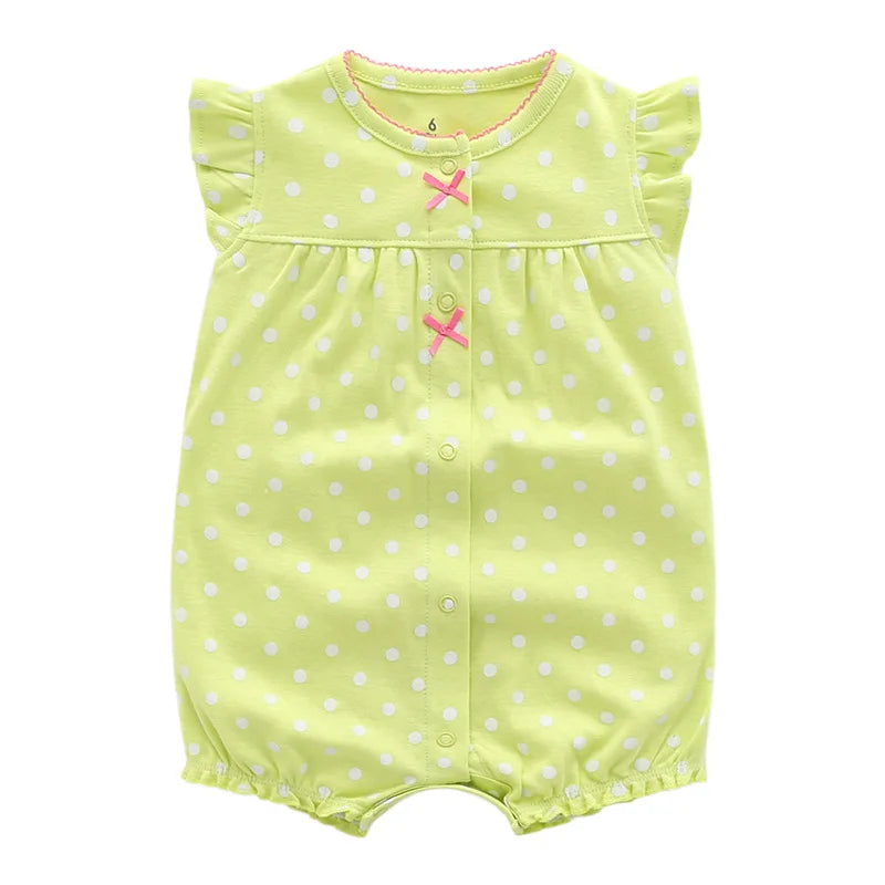 2022 Summer Baby Rompers Baby Girls Clothing 100% Cotton Newborn Baby Boy Clothes Infant Jumpsuits Short Sleeve Kids Clothes