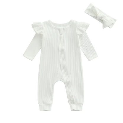 Baby Knit Rompers Baby Boys Jumpsuit Headband Autumn Baby Girls Clothes for Newborn Costumes Kids Overalls Infant Clothing