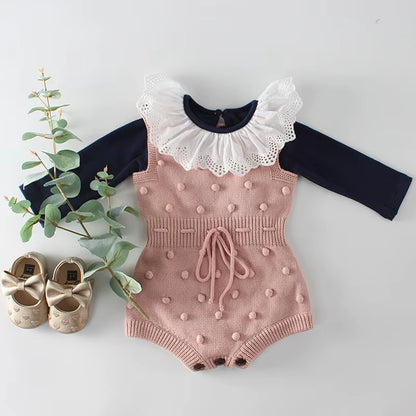 2024 New Baby Boys Girls Rompers Baby Girl Clothing Jumpsuit Infant Clothing Baby Boy Clothes Sleeveless Newborn Knitted Romper