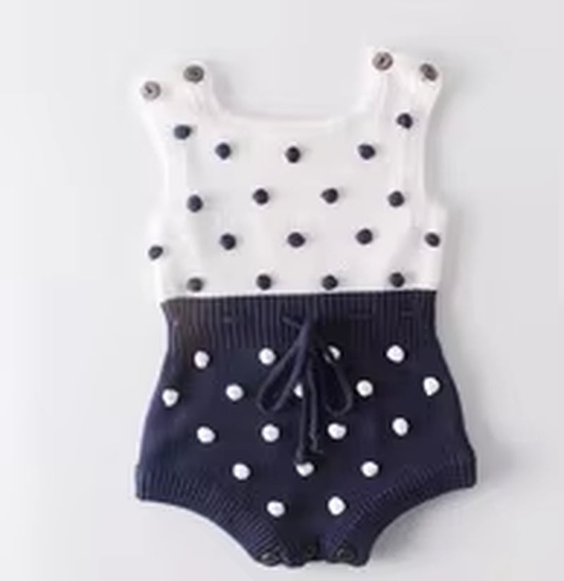 2024 New Baby Boys Girls Rompers Baby Girl Clothing Jumpsuit Infant Clothing Baby Boy Clothes Sleeveless Newborn Knitted Romper
