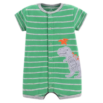 2022 Summer Baby Rompers Baby Girls Clothing 100% Cotton Newborn Baby Boy Clothes Infant Jumpsuits Short Sleeve Kids Clothes