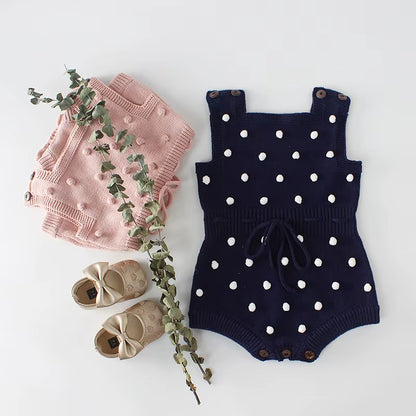2024 New Baby Boys Girls Rompers Baby Girl Clothing Jumpsuit Infant Clothing Baby Boy Clothes Sleeveless Newborn Knitted Romper